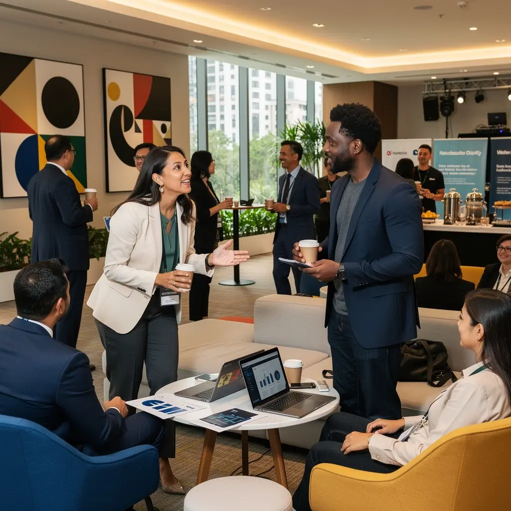 Professional team collaboration